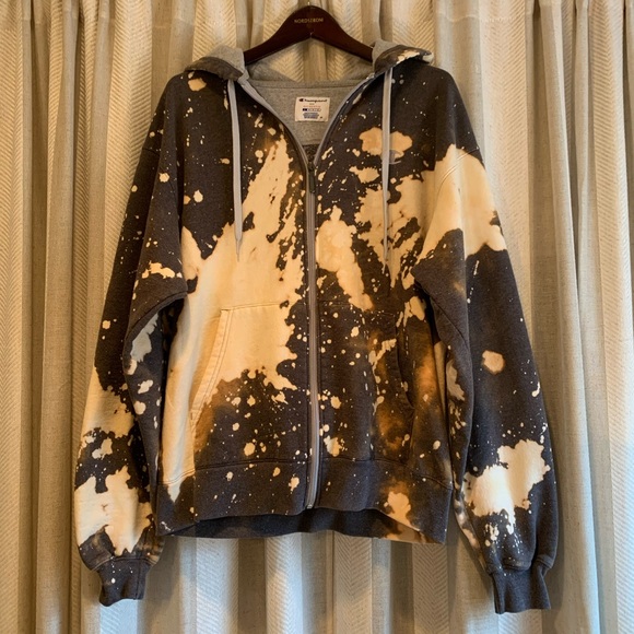 Champion Other - Vintage Acid Wash Champion Zip Up Hoodie